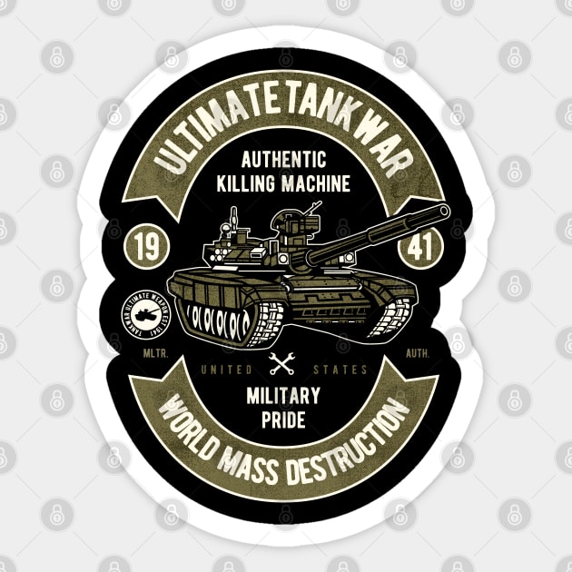 Ultimate Tank War Sticker by Tempe Gaul